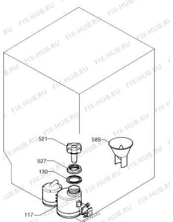 Взрыв-схема посудомоечной машины Zanker ZKS5620I - Схема узла Water softener 066